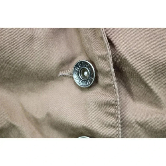 Guess Brown Cotton Dress-Modele Style-Halter-Mini-Size Large-Jrs. - Picture 3 of 11